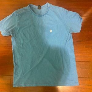 US Polo Assn. Men’s Light Blue Medium T-Shirt